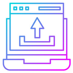 Webpage Upload Icon