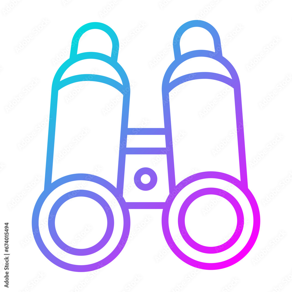 Poster binoculars icon