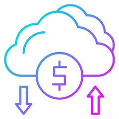 Cloud Money Icon
