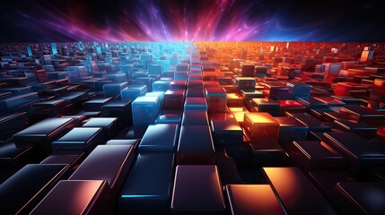 Obraz premium Abstract neon light background