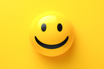 Smiley glücklich KI - obrazy, fototapety, plakaty