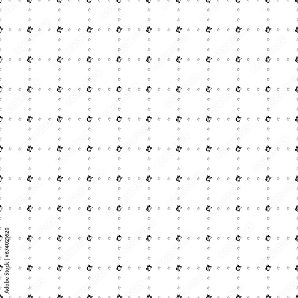 Poster square seamless background pattern from geometric shapes are different sizes and opacity. the patter