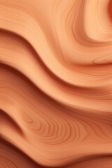 3D wood waves background - generative ai