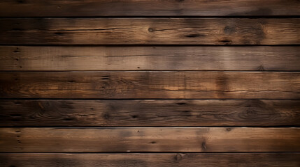 Obraz premium close up of wall made of wooden planks generativ ai 