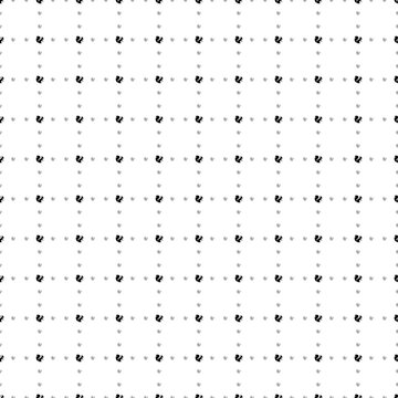 Square seamless background pattern from black squirrel symbols are different sizes and opacity. The pattern is evenly filled. Vector illustration on white background