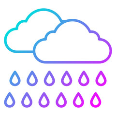 Rainy Clouds Icon