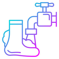 Washing Foot Icon