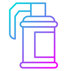 Obraz premium Tear Gas Icon