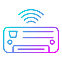 Smart Air Conditioner Icon