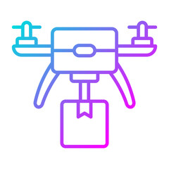 Drone Delivery Icon
