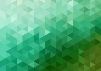 Fototapeta na wymiar Teal olive green gradient abstract geometric traingle background