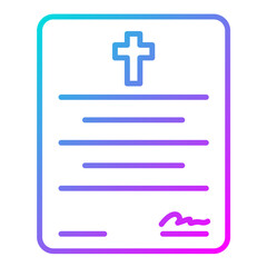 Obraz premium Testament Icon