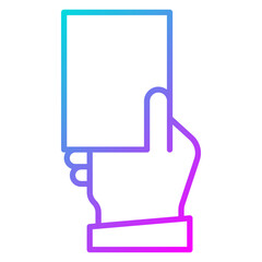 Obraz premium Red Card Icon