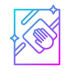 Cleaning Glass Icon