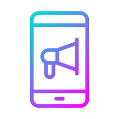 Mobile Advertising Icon