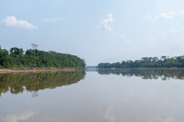 River reflection in the Amazon