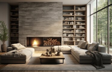 an image showing a living room with white furniture.