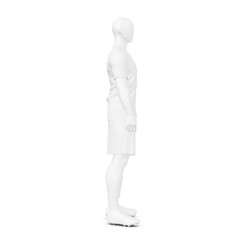 a mannequin with a Men’s Full Soccer Kit isolated on a white background