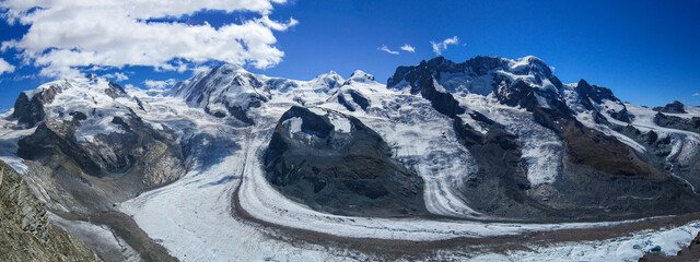 Gornergrat, one of the most spectacular viewpoints in Zermatt, located at 3,089m, Switzerland