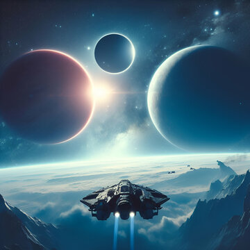 Discover the Space and the galaxy