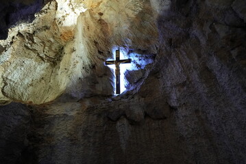 cave, cross