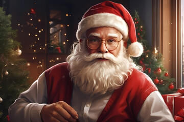 Beautiful Santa Claus Illustration Picture