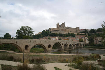 Fototapeta na wymiar Beciers and Narbonne, wonderful cities in the south of France