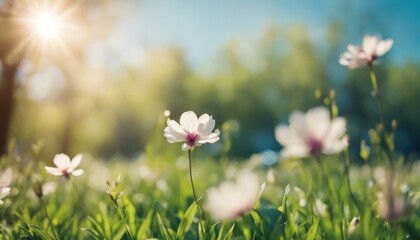 Obraz premium flowers in the meadow