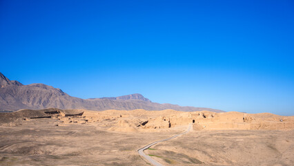 Naklejka premium Nisa, a Parthian ancient city close to Ashgabat, modern Turkmenistan, UNESCO world heritage site