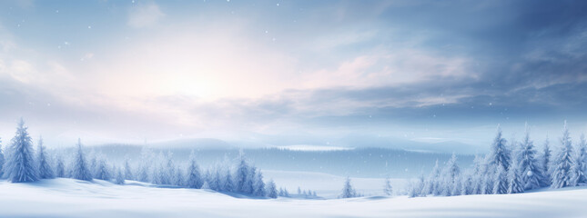 Snowy Winter Landscape Wallpaper