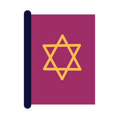 torah book with david star