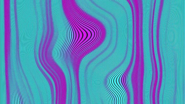 Abstract Lines Animated Wavy Ripple Background