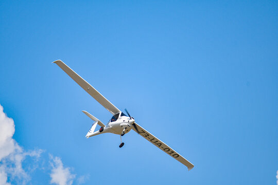September 16, 2023, Skopje,  Macedonia, Stenkovec Sports Airport, a Grand Airshow was held. Aircraft 2005 Diamond DA 40 with the lightest construction at the air show.