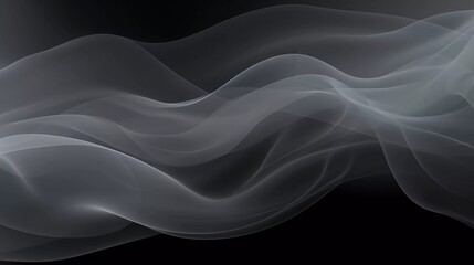 Smoky surface with dynamic effect, smoke abstract background, cell layers, 3d vector illustration 