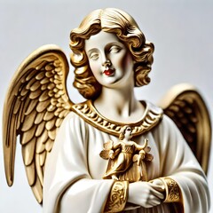 a vintage ceramic  Christmas angel  figure figurine
