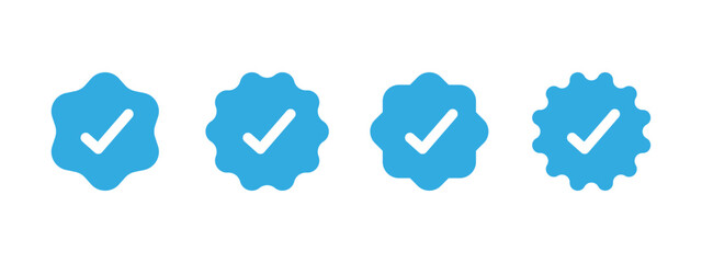 Verified badge profile verification icon