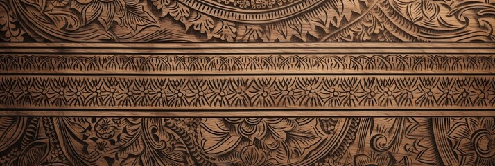 The Legacy of Artistry: An Intricate Wood Carving Background Wallpaper Texture - Where Time-Honored Craftsmanship and Elegance Meet in Each Handcrafted Detail