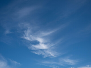 Obraz premium cirrus clouds blue sky
