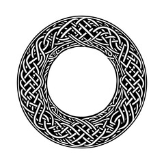 Celtic knot, vector graphic design element - obrazy, fototapety, plakaty