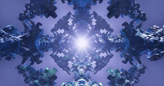 VJ Fractal Tunnel Videoloop