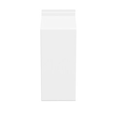a white image of a milk pack isolated in a default background