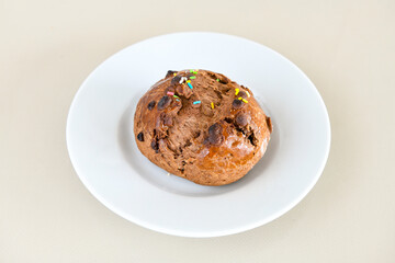 Turkish pastry product , tasty pogaca. Turkish Pastries; pogaca, borek, acma, ay coregi at patisserie showcase.