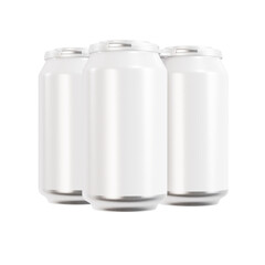 an blank Pack Can Carrier image on a white background