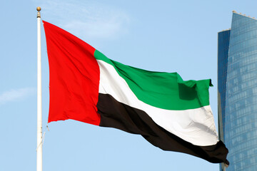 uae national flag flying on the national day