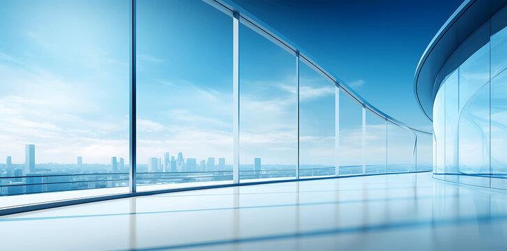 Edificio de oficinas con fachadas de cristal