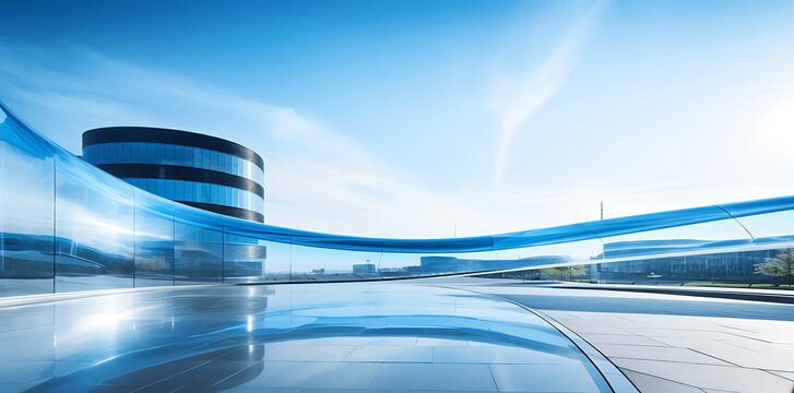 Edificio de oficinas con fachadas de cristal