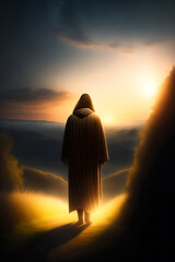 We give glory to Jesus, the Son of God, who shows his divine power and mercy