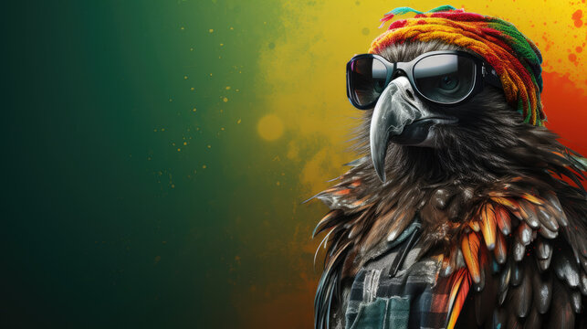 spirit animal egale rasta shamanism - by generative ai