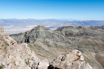 desert mountains in death valley California 