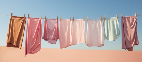 Using the sun to air out fabric such as clothes or wipes